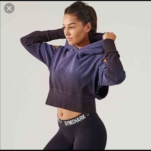 Gymshark Cropped Ombré Hoodie